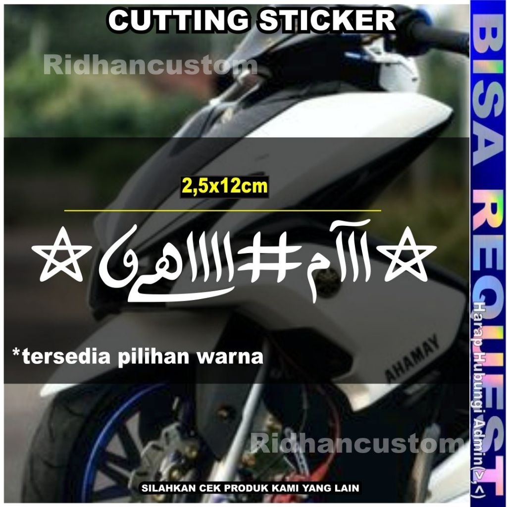 [ Rajah sulaiman ] CUTTING STICKER MOTOR HELM LAPTOP DLL VIRAL RAJAH SULAIMAN