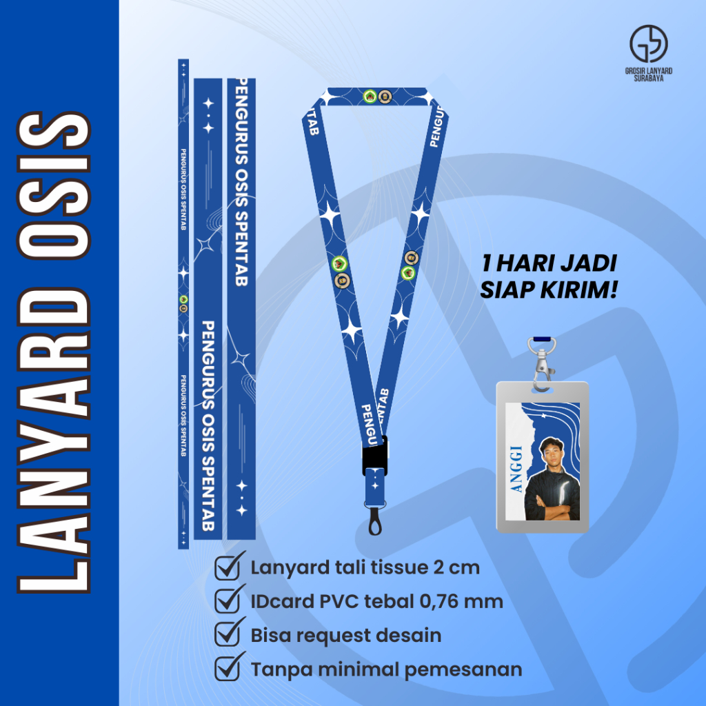 LANYARD ID CARD OSIS TERMURAH EXPRESS