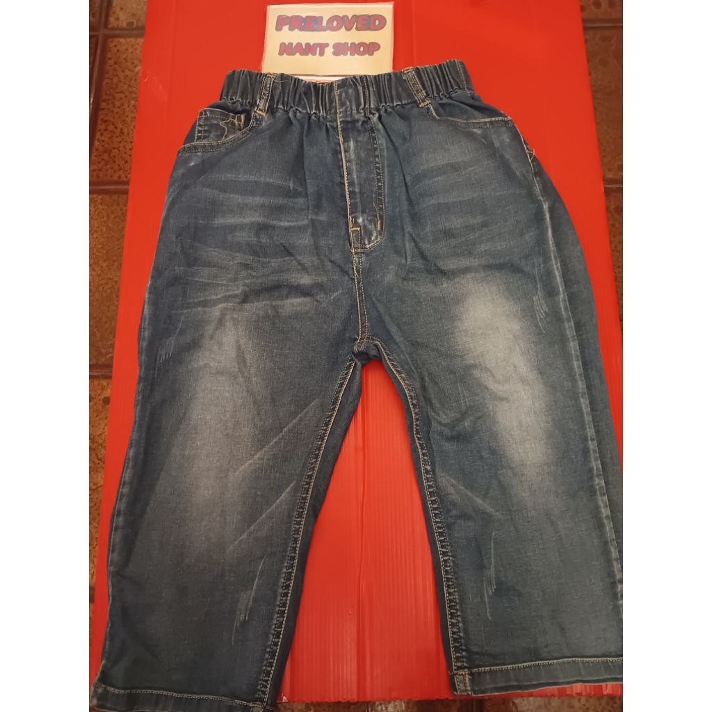 Celana jeans anak cowok (LP 54 -70 cm, panjang 62 cm)PL, minus ada coretan spidol di kantong bag dal
