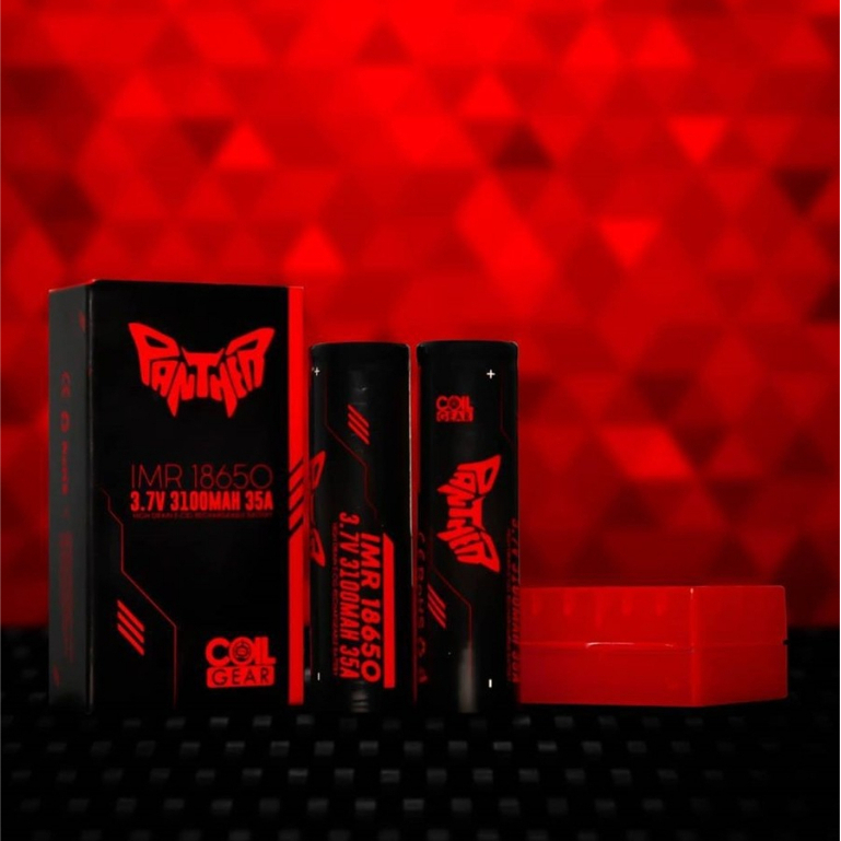 Baterai Coil Gear Red Panther 18650 3100mAh 35A