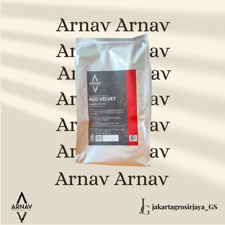 

Arnav Red Velvet Powder 1kg - Bubuk Minuman Red Velvet