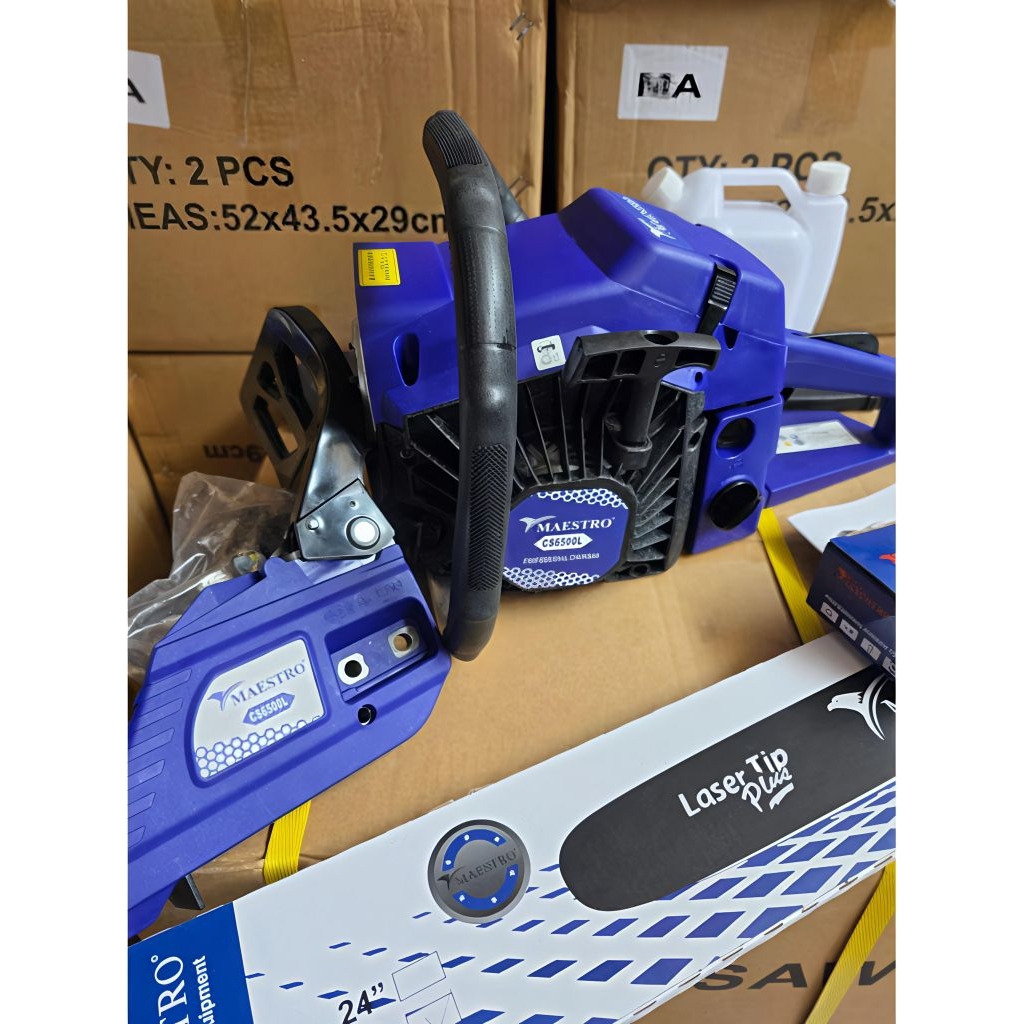 GERGAJI MESIN SENSO CHAINSAW MAESTRO 6500L bar 22" laser