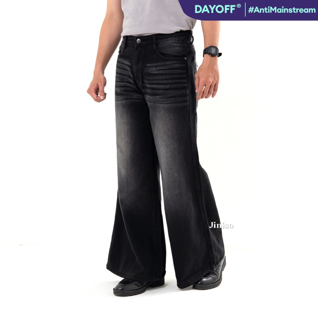 JINISO Bootcut Denim Jeans Pria 371