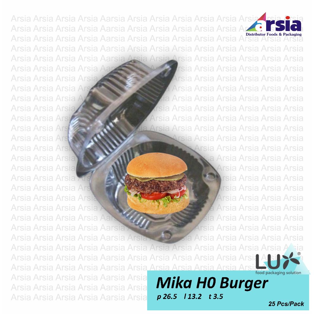 Mika Burger / Plastik Burger H01 LUX (arsiapackaging)