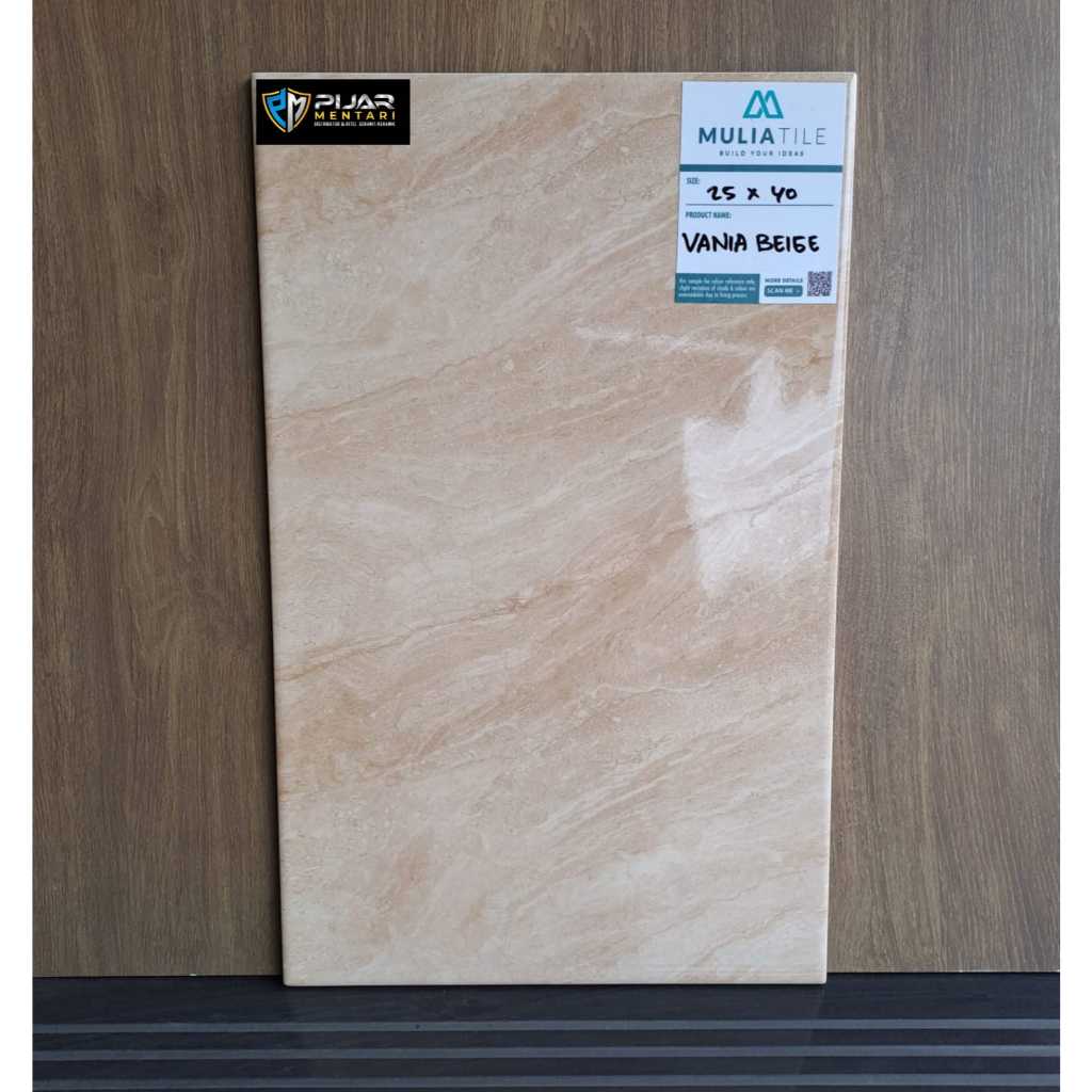 KERAMIK DINDING 25X40 MULIA TILE VANIA BEIGE