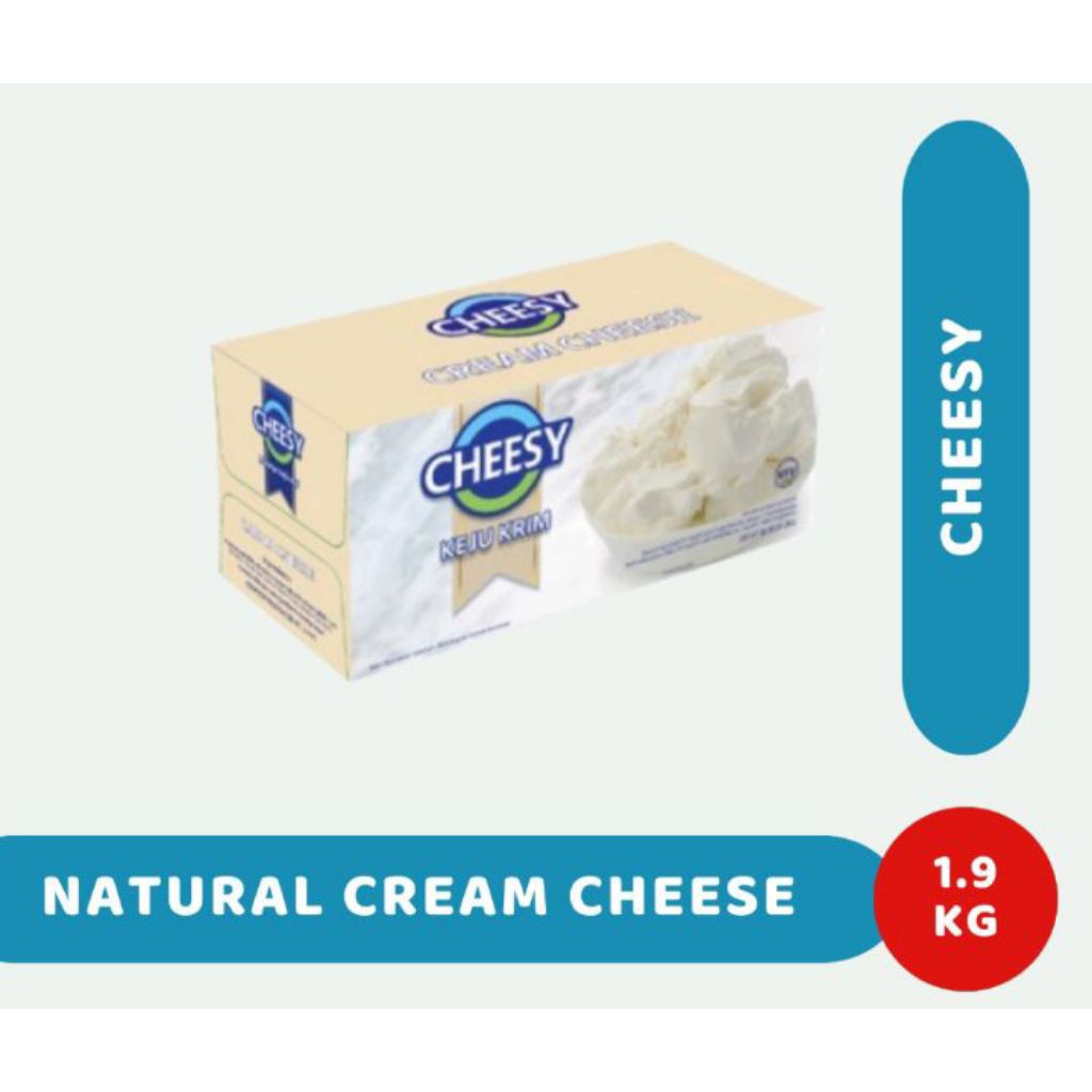 

cheesy natural cream cheese 1.9 kg