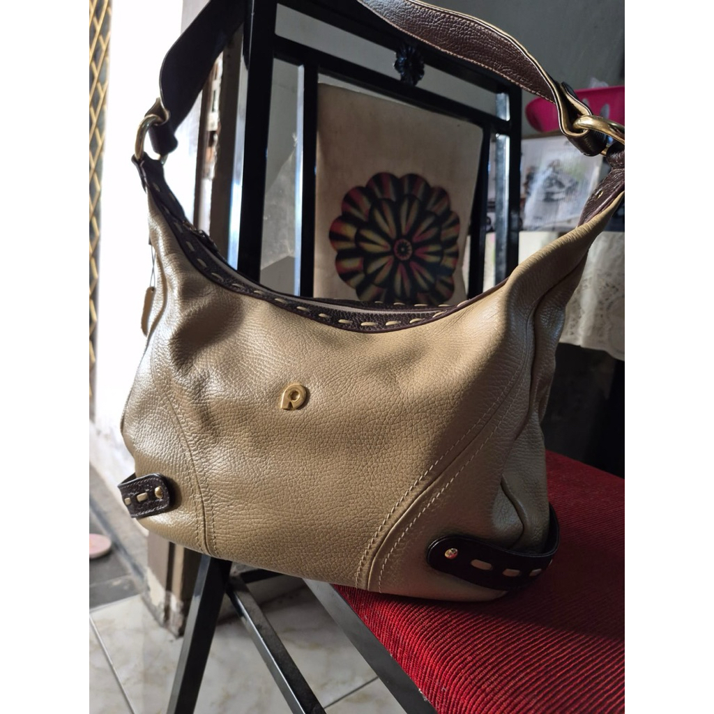 PRELOVED Tas Papillon Original K2859 Krem