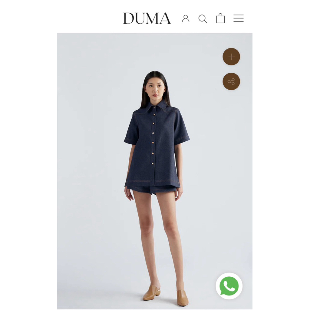 DUMA Bardi Shirt Size 2 NEW With Tag