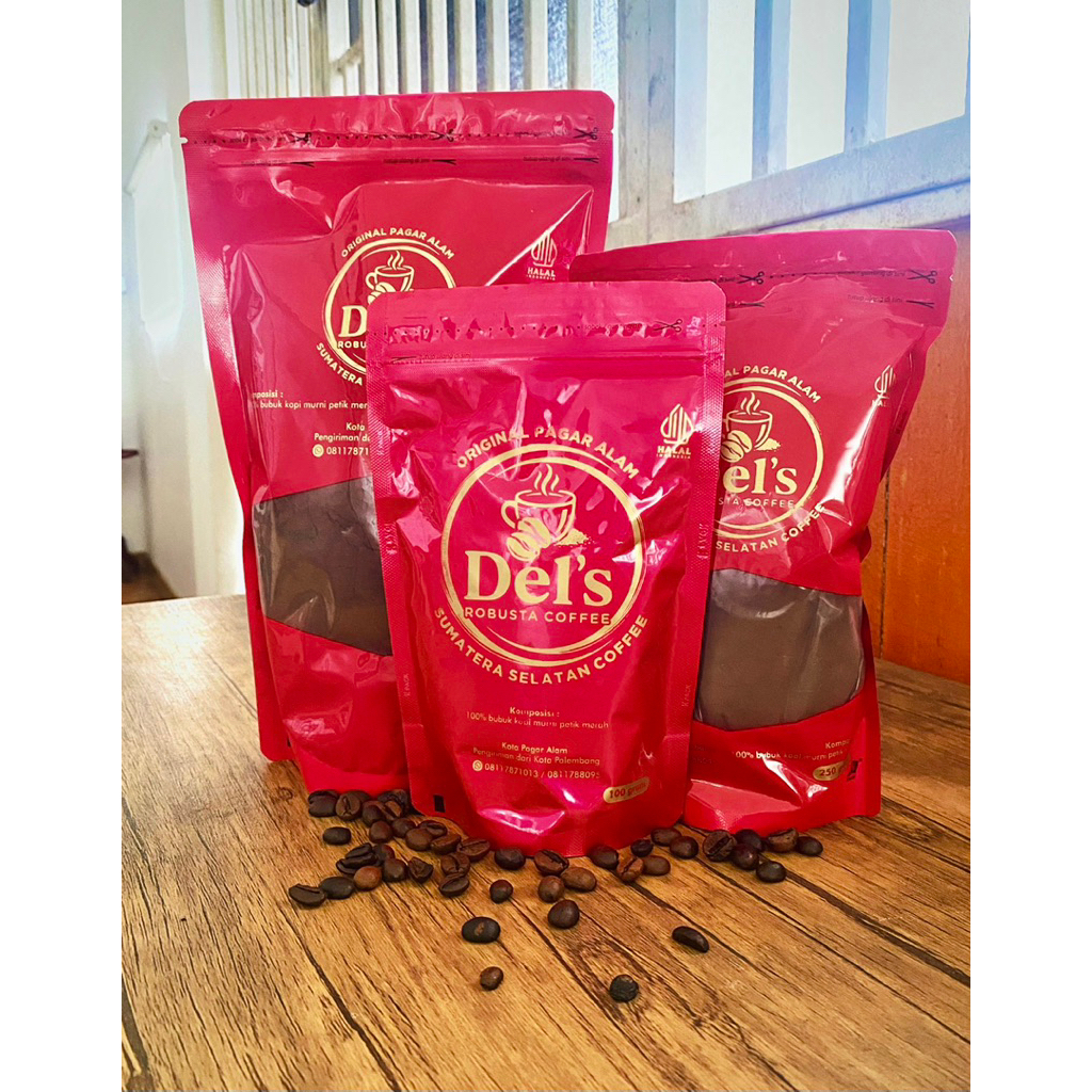 

Kopi Robusta Dels Coffee - Robusta Coffee Pagar alam Palembang Sumatera Selatan Dempo