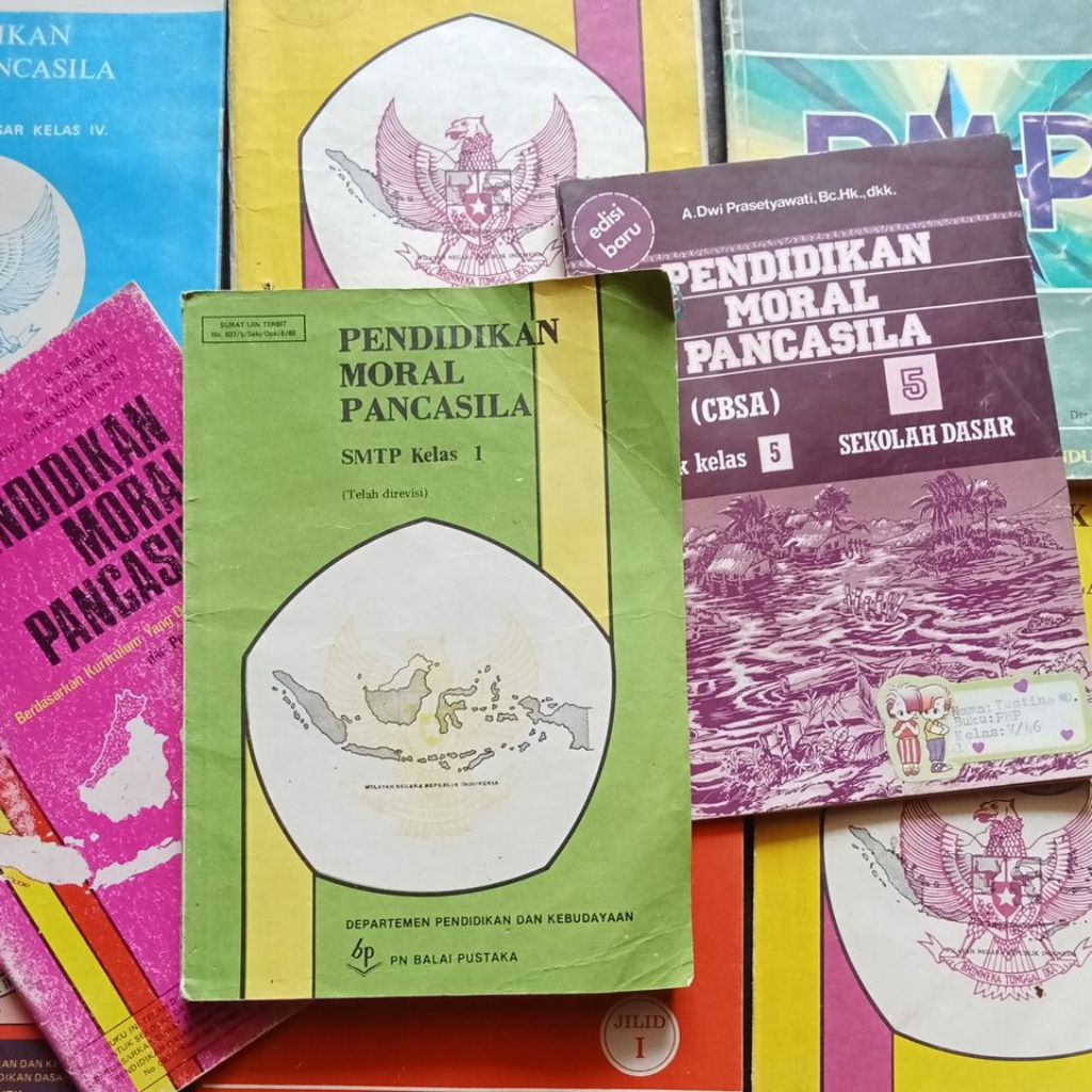 pelajaran pmp jadul - balai pustaka dll