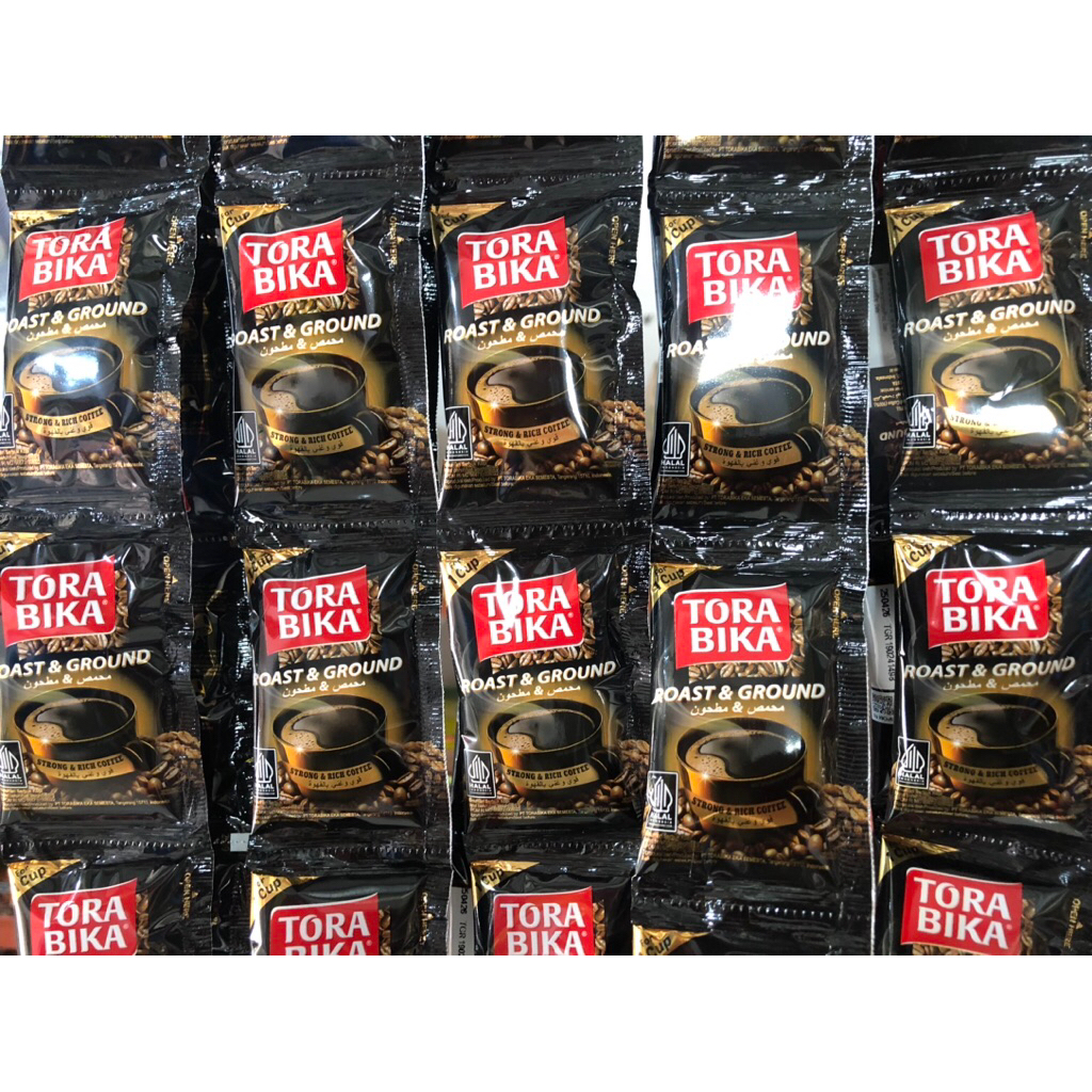 

Tora Bika Roast & Ground - Kopi Hitam Bubuk Seduh Sachet 1 Renceng Isi 10 Pcs (Kopi Asli & Kuat)