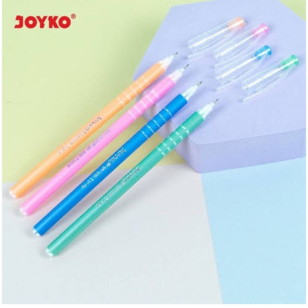 

Ball Pen Pulpen Pena Joyko BP-335 Cozie 0.5 mm varian wadah - Orange