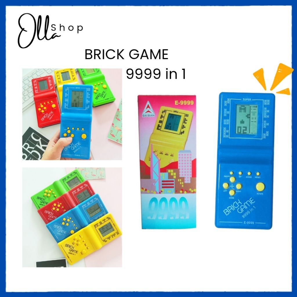 [Brick Game 9999 in 1] – Konsol Tetris Jadul Seru & Nostalgia
