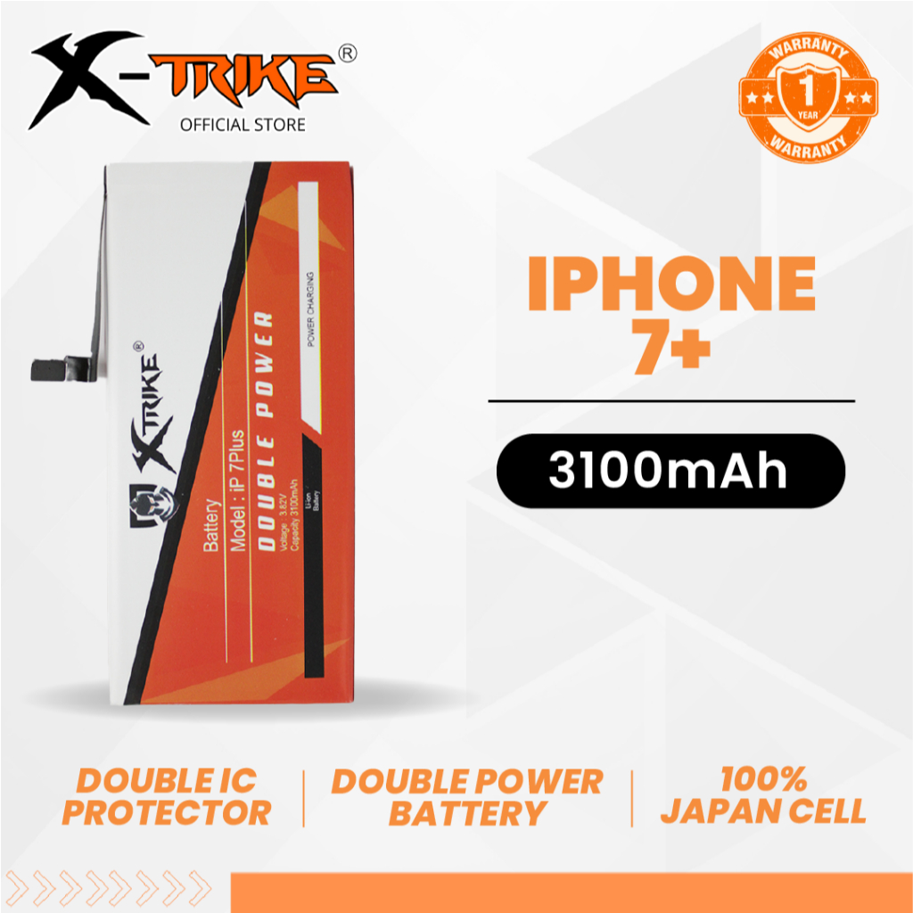 XTRIKE Baterai Iphone 7 Plus - 7+ Double Power