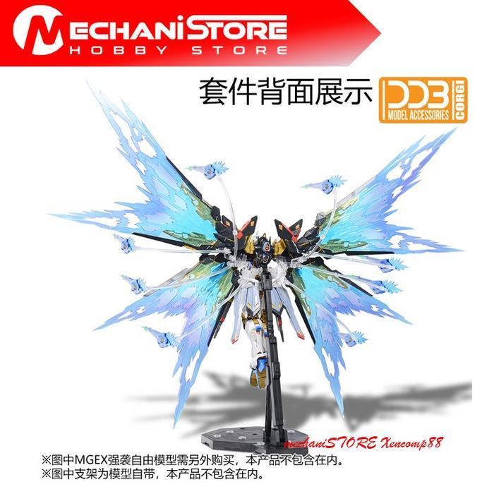 Effect wing sayap MG EX DDB CORGI Wing of Light for MGEX Strike Freedom Gundam MG Extreme