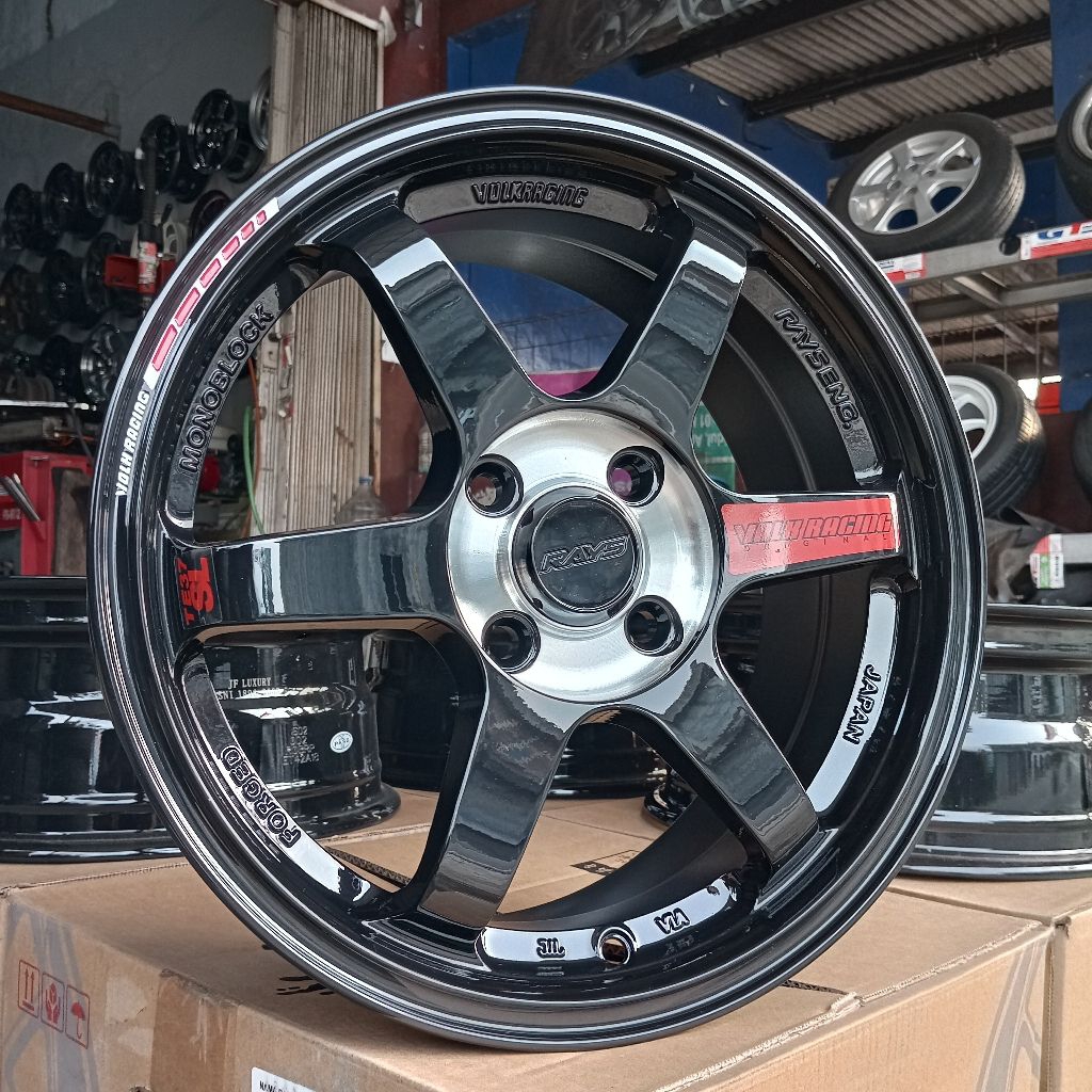 Velg TE37  R15 pcd 4x100/114 lebar 6,5 et42