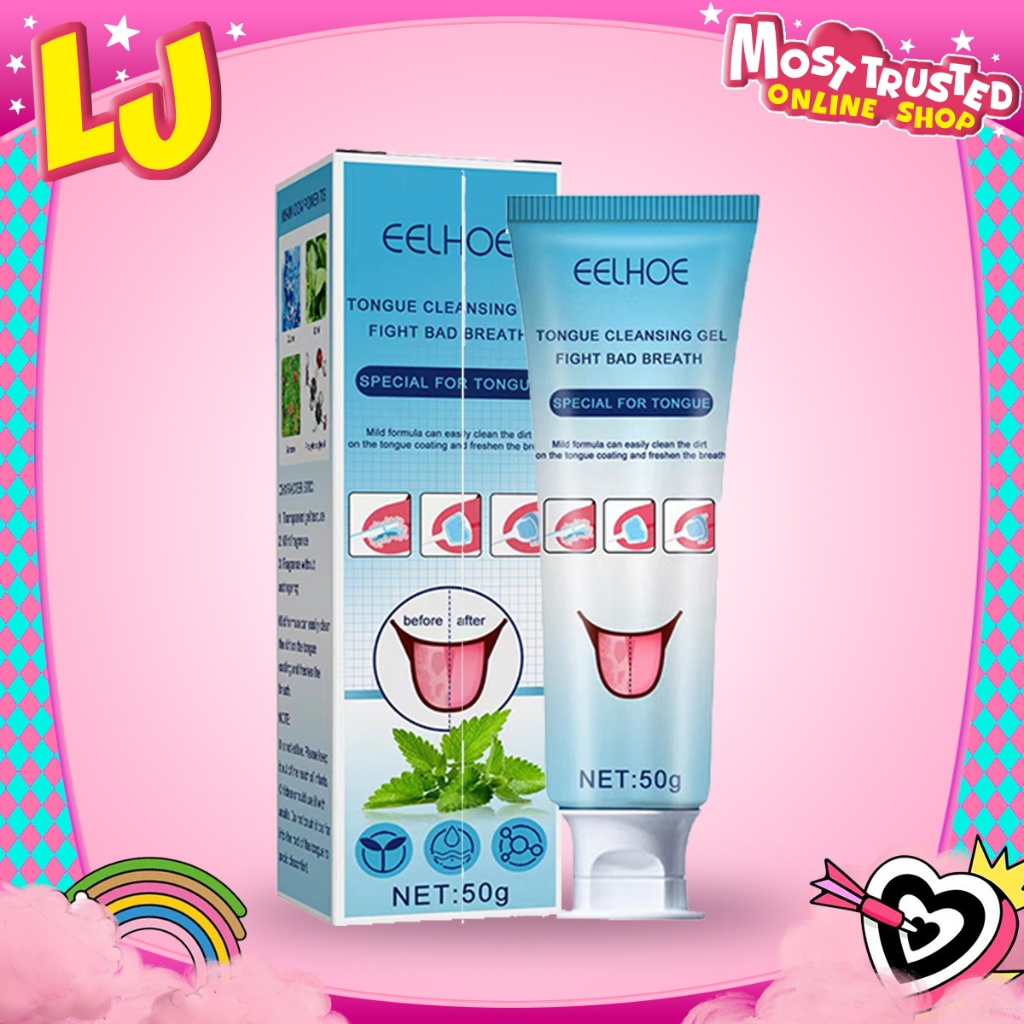 Gel Pembersih Lidah EELHOE + Sikat Lidah