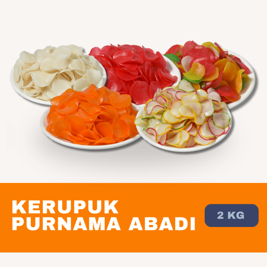 

Kerupuk Mentah Cap Purnama Abadi 2 KG