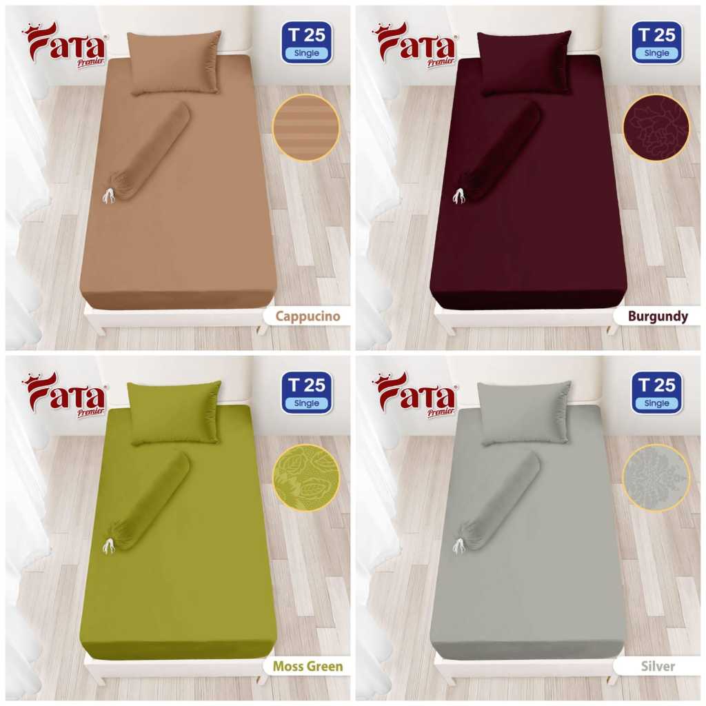 GROSIR FATA SPREI JACGUARD POLOS EMBOSS SINGLE 120X200X25, 100X200X25 & 90X200X25