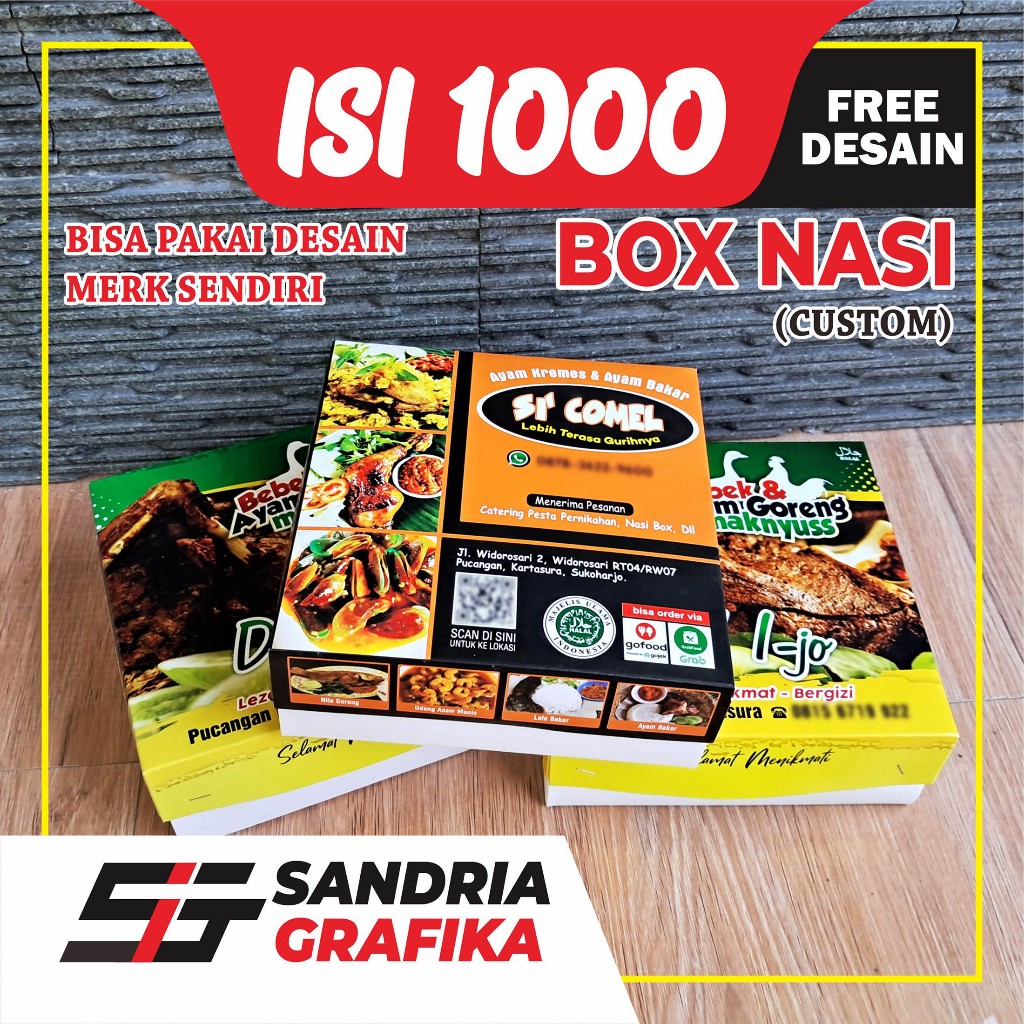 

DUS NASI | BOX NASI | CUSTOM MERK SENDIRI