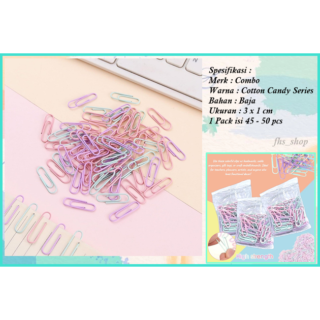 

Klip Kertas Pastel Paper Klip Penjepit Kertas Klip Kertas Warna Warni Color Pastel Paper Clip