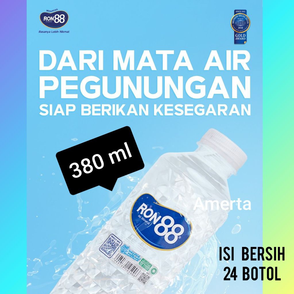 

RON88 380 ML, 24 BOTOL PER PACK
