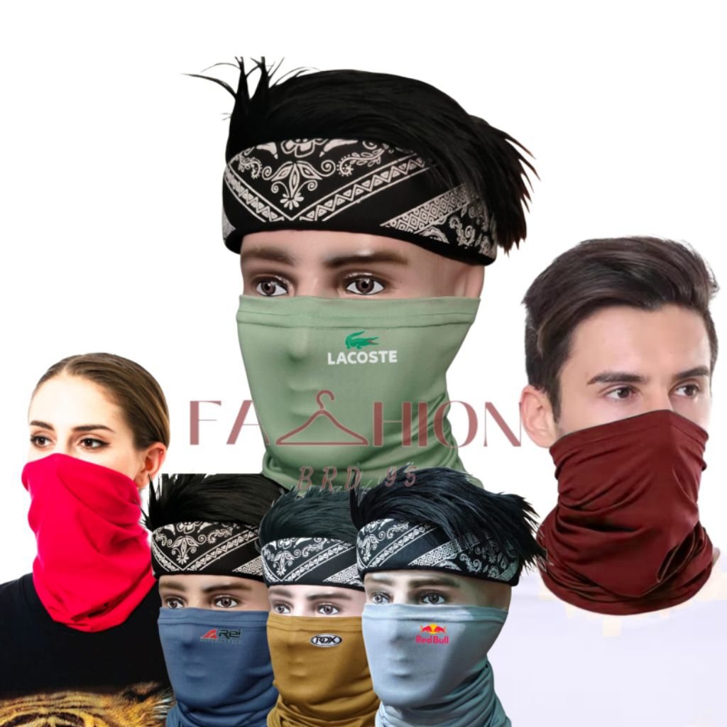 buff polos warna| masker buff motif |buff polos motif