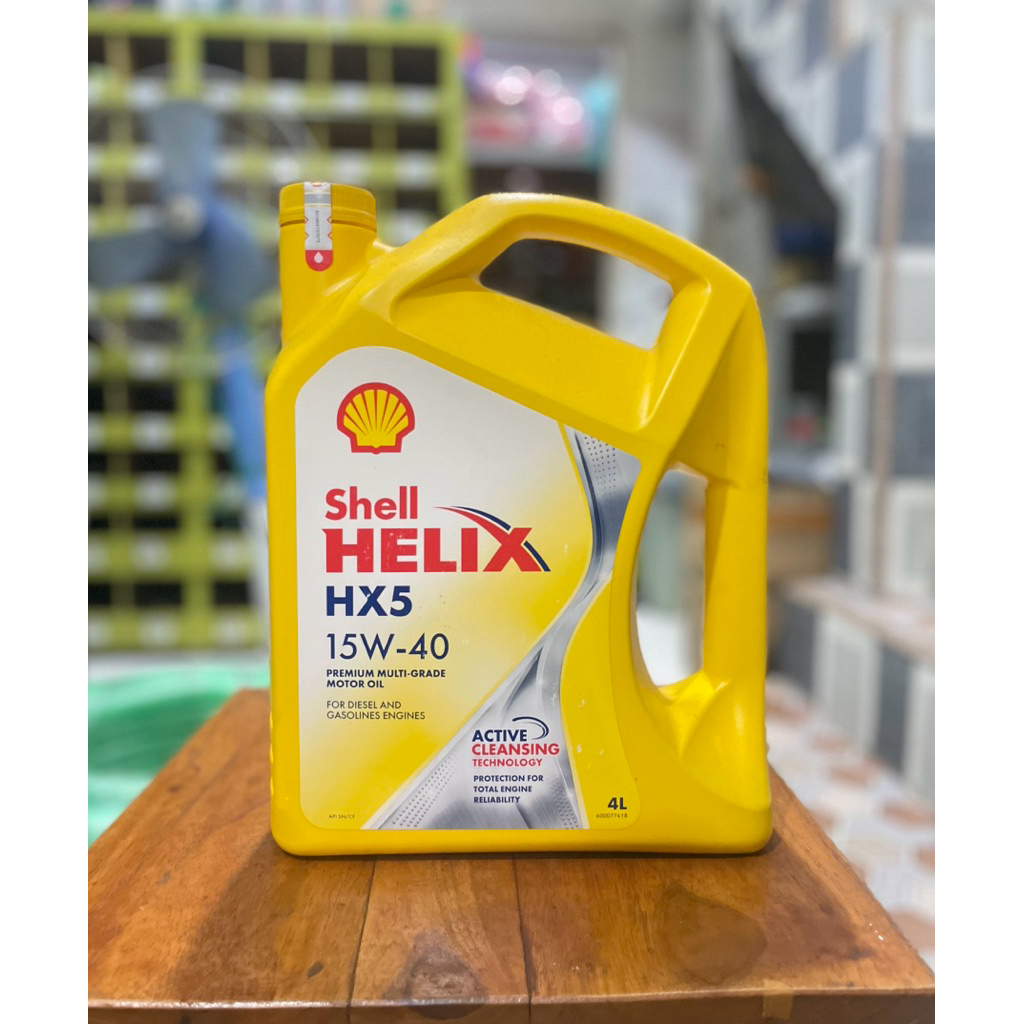 Shell helix Hx5 15w-40 4 liter dijamin original 100%