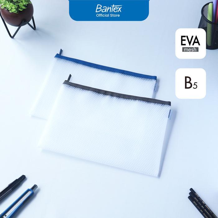 

Bantex Document Bag / Zipper Jaring B5 Transparan Bahan EVA Mesh BF2102