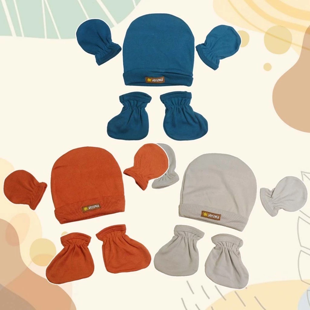 TOPI SARUNG TANGAN DAN KAKI LUCKY BABY PREMIUM