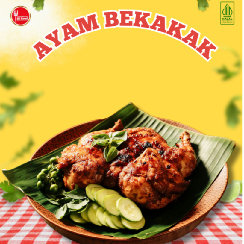 Ayam bakar bekakak / Ayam bekakak / Ayam negri / Ayam bekakak negri / 1 Ekor