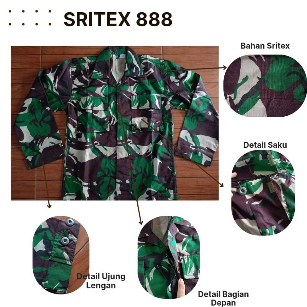 BAJU PDL SRITEX 888 JATAH (PRODUKSI)