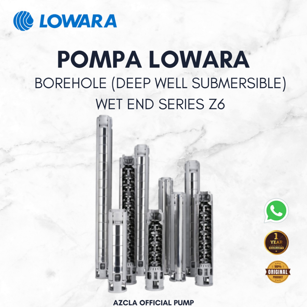 POMPA LOWARA BOREHOLE (DEEP WELL SUBMERSIBLE) WET END SERIES Z660