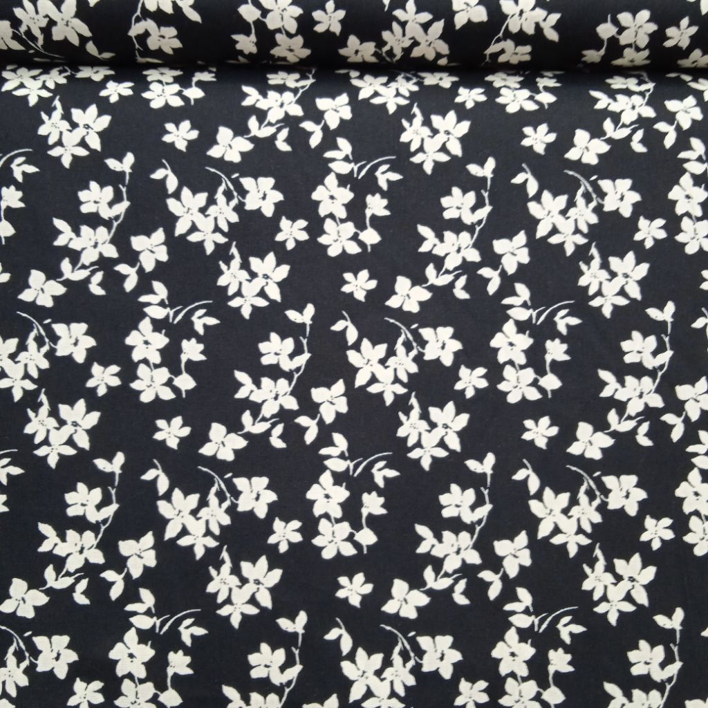 KAIN KATUN POPLINE PREMIUM IMPORT MOTIF BUNGA KECIL