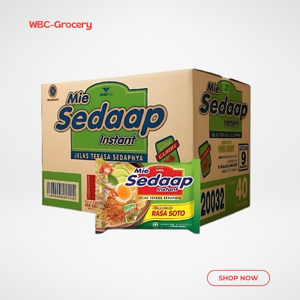

[WBC GROSIR] Mie Sedaap Soto - Mie Instant