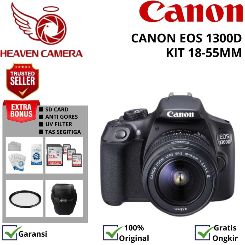 CANON EOS 1300D KIT 18-55MM / CANON 1300D KIT 18-55MM / CANON 1300D