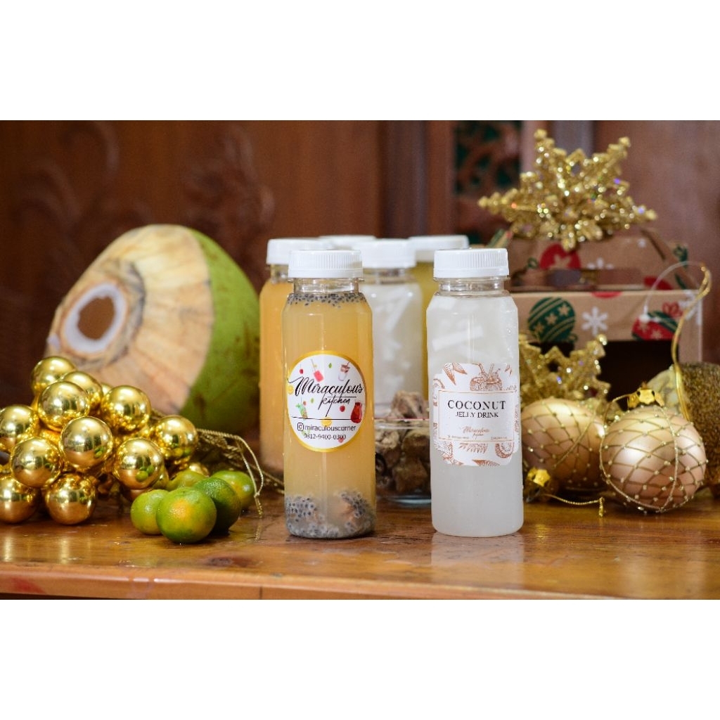 

Miraculous Drink - Coconut Jelly Drink 250ml | Minuman Segar Kelapa Asli Homemade Premium