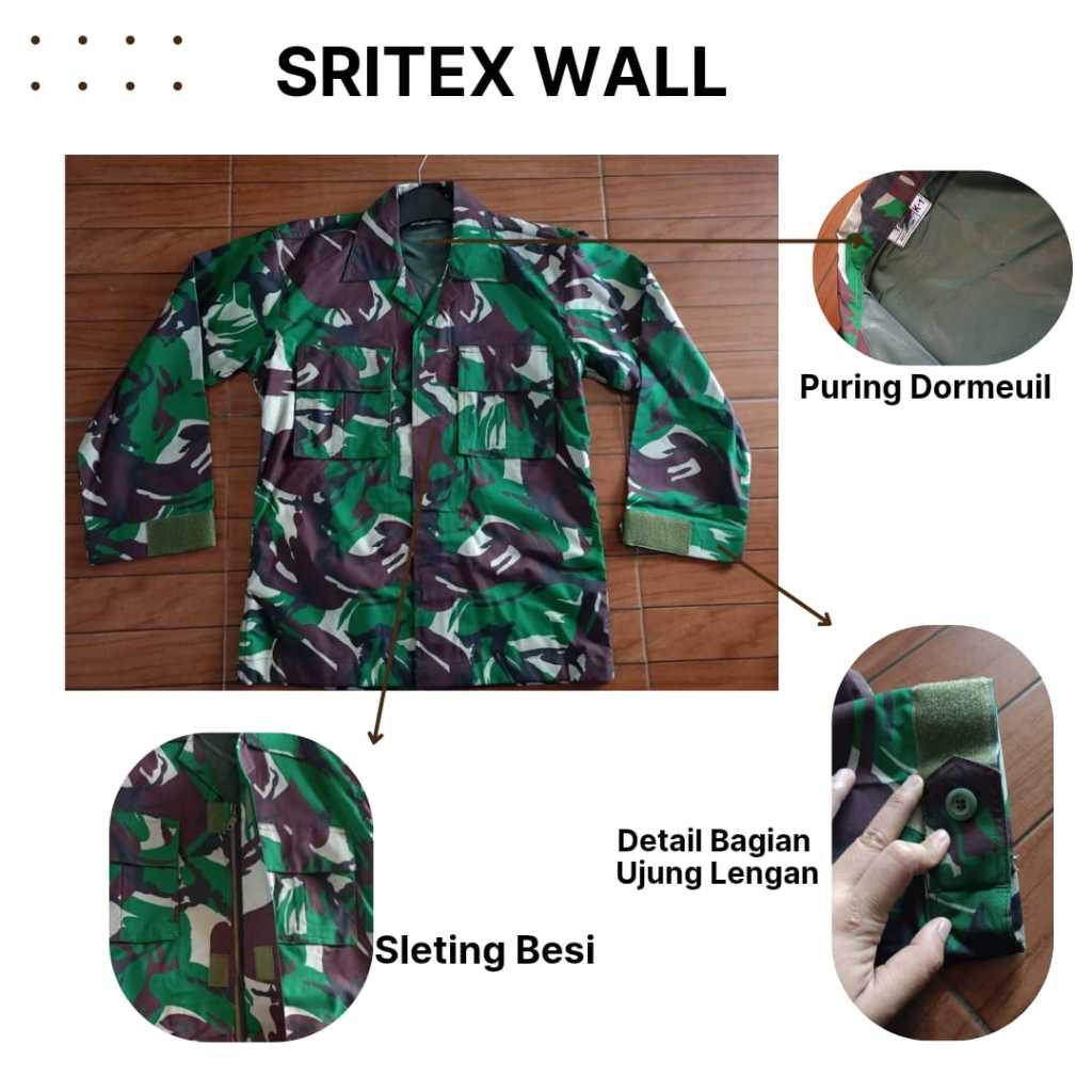 BAJU PDL SRITEX WOOL JATAH (PRODUKSI)