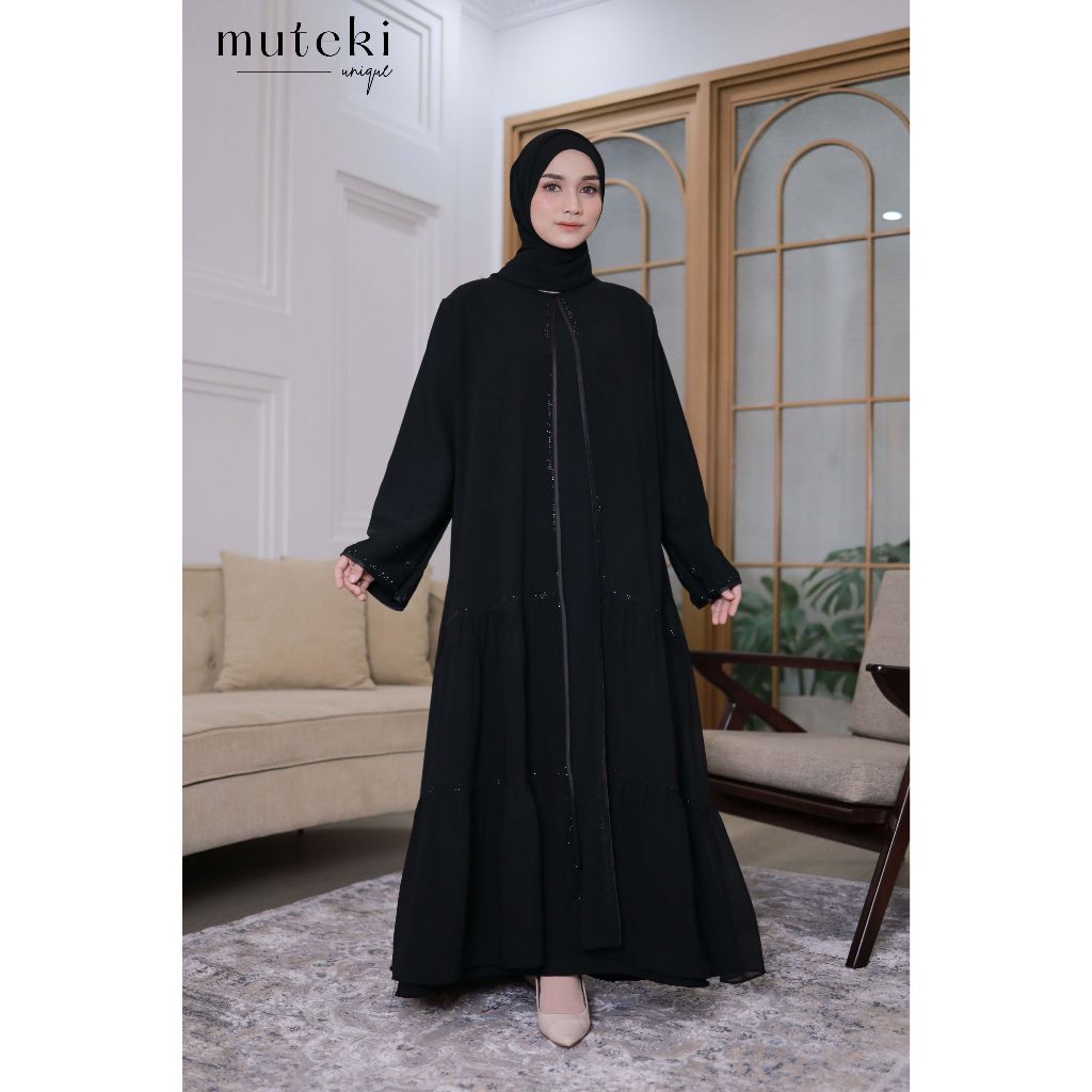 [MUTEKI] Zahara Abaya Umpak Dress - Abaya Umpak Muslimah by Muteki Unique