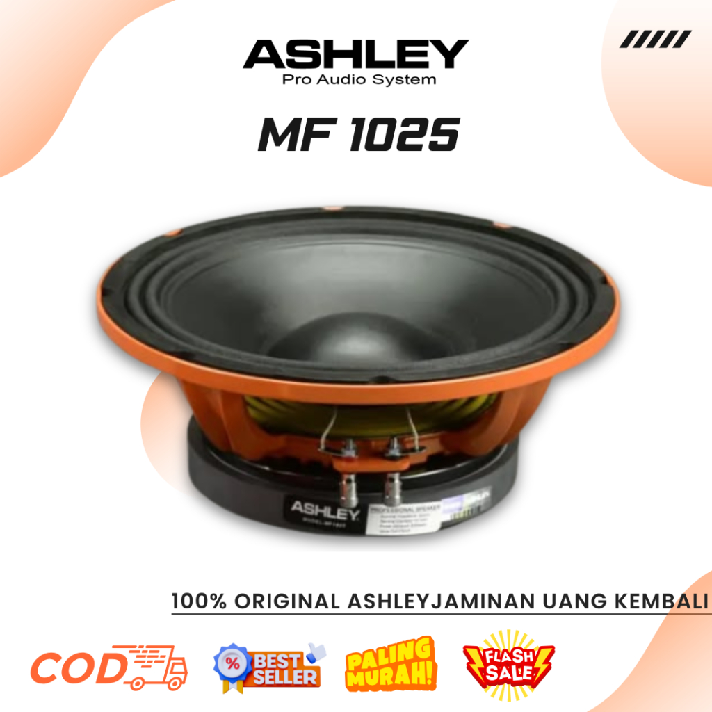 Speker Ashley MF 1025 ASHLEY Professional Speaker Impedance 16ohm