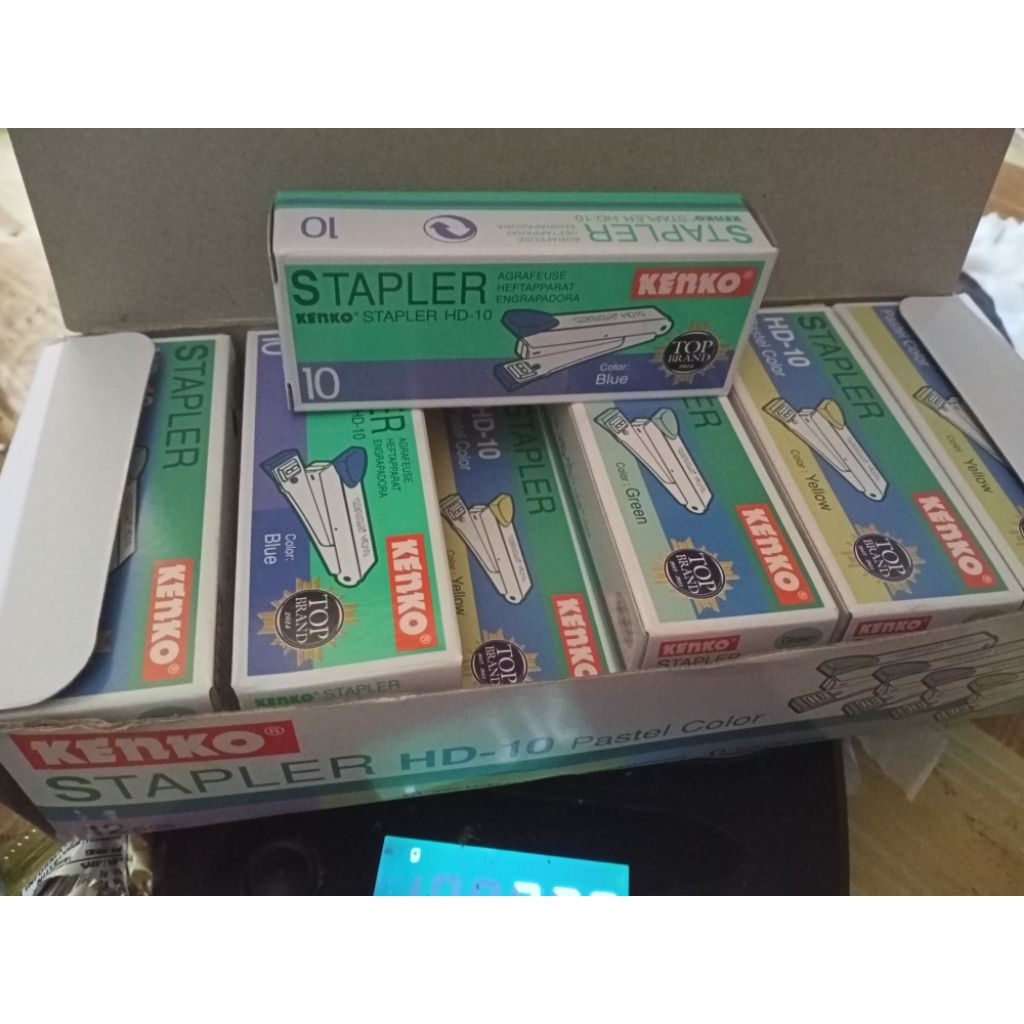 

STAPLER KENKO/HEKTER KENKO/KLIP KENKO HD-10 PASTEL COLOR ISI 12 PCS