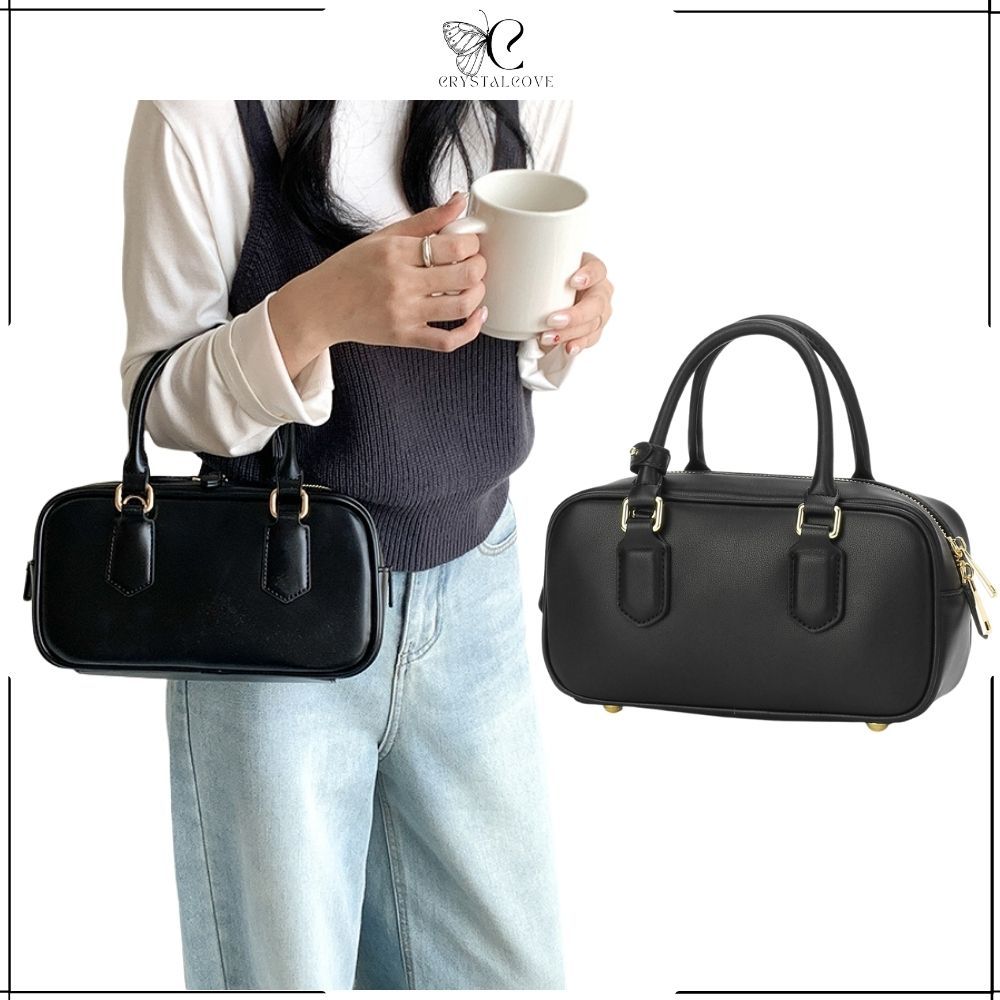 CC - TAS BOSTON VINTAGE WANITA TRENDLY BAHAN KULIT