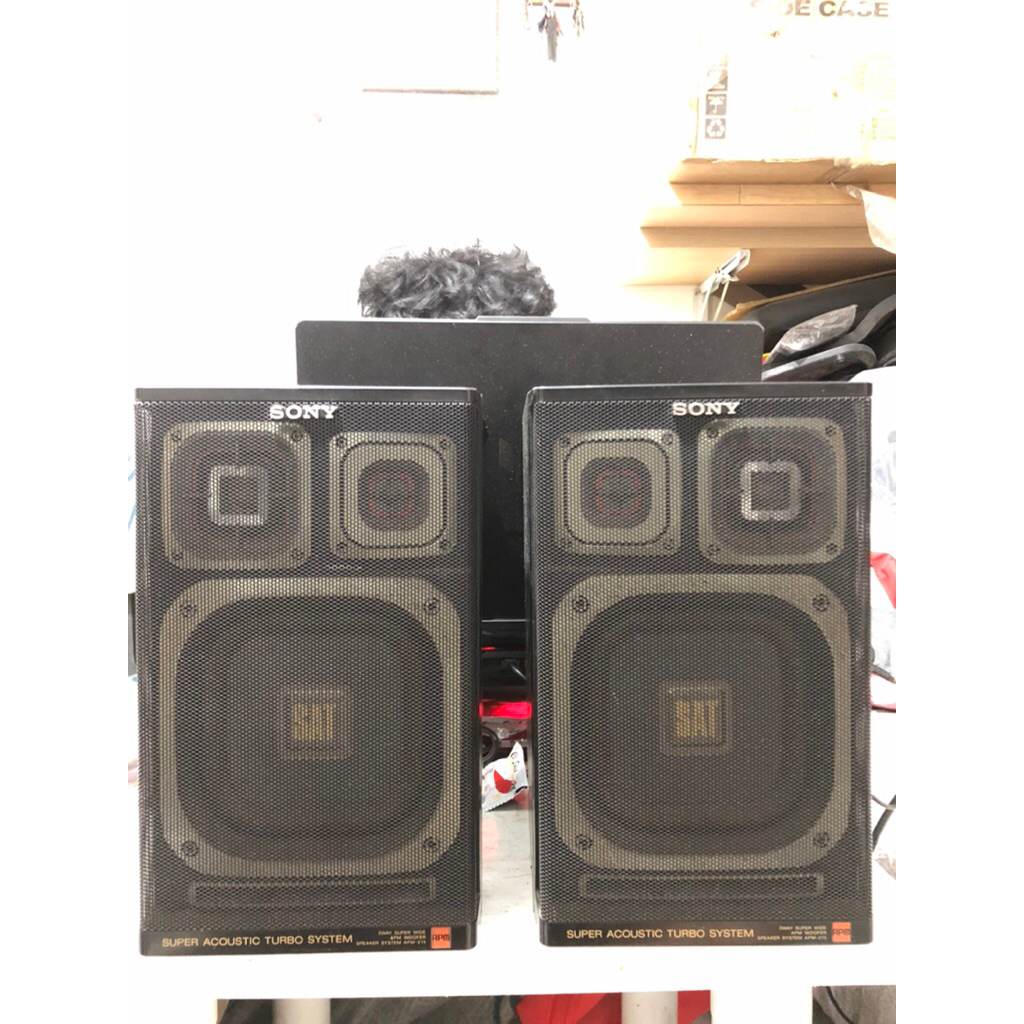 Speaker pasif vintage bookself SONY APM 215
