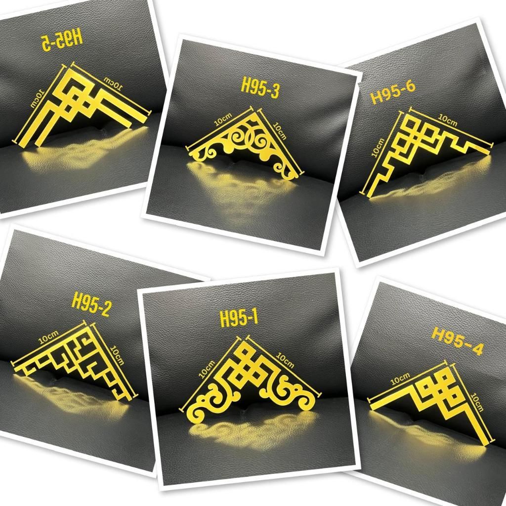 MW Dekorasi Sudut List Mirror Wall Sticker Gold Dekor Siku Stiker Motif Strip Pojok Dekor List Mould