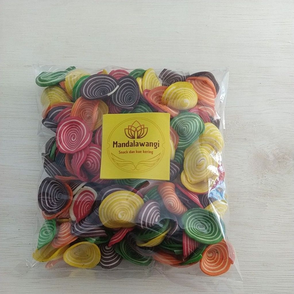 

kue lonceng warna warni