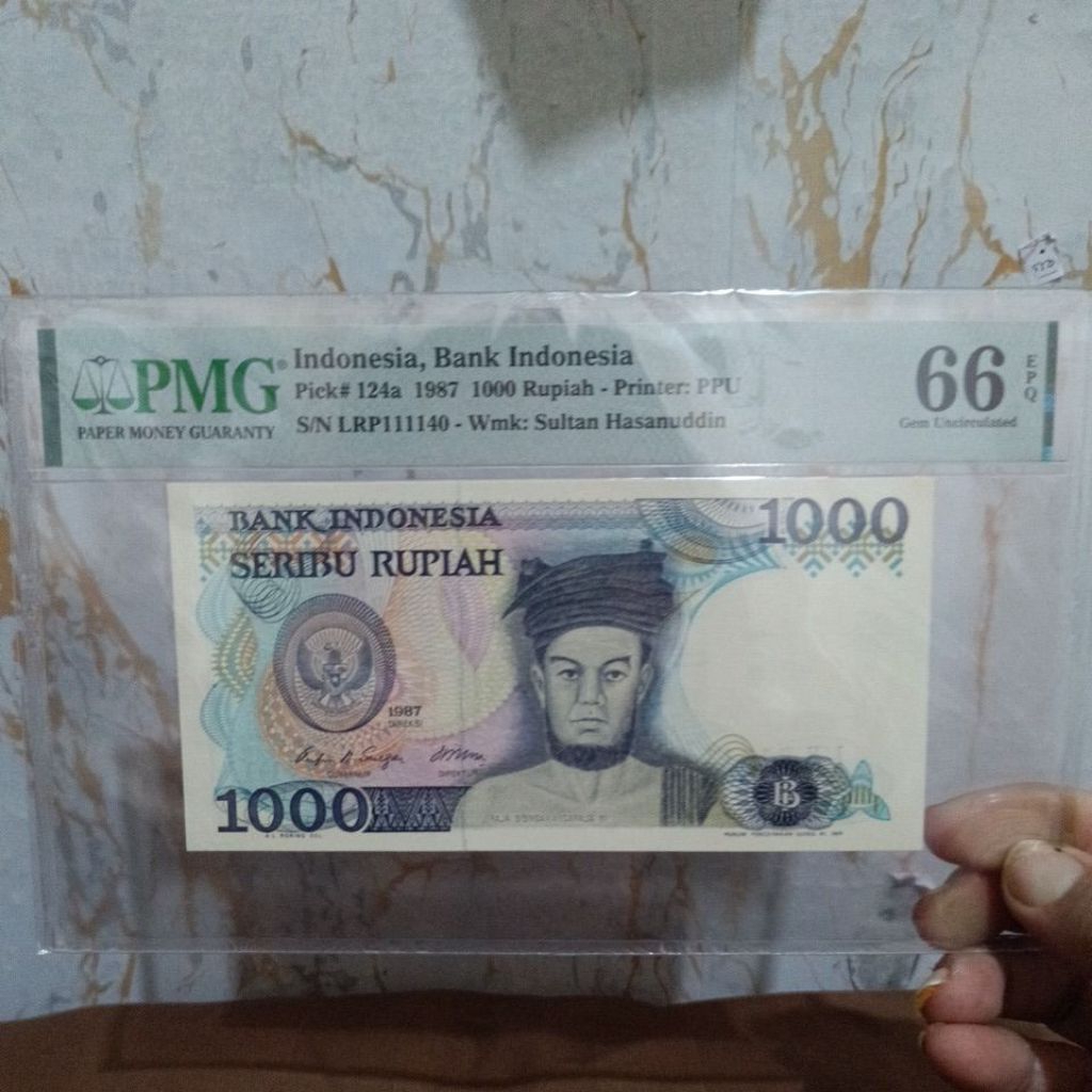 1000 Sisingamangaraja LRP111140 1987 PMG SKOR 66