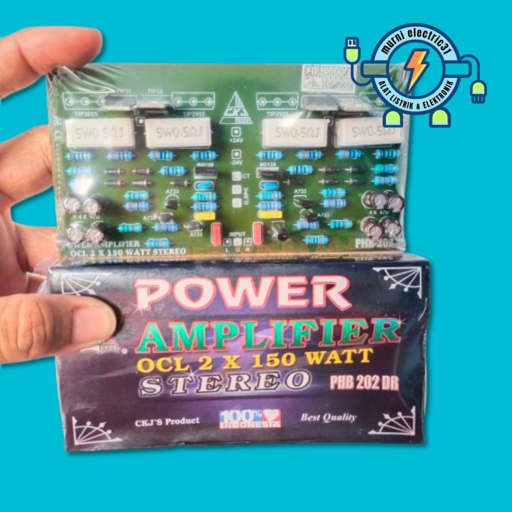 kit driver power amplifier OCL stereo 150 watt CKJ