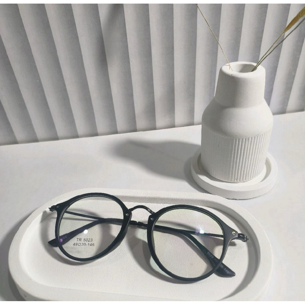 (5023) model kacamata terbaru 2025 kacamata frame kecil tipis round thin frame kacamata