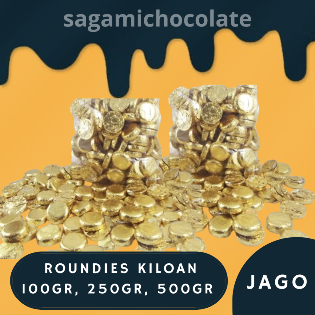

DELFI COKLAT ROUNDIES 100 GRAM - 250 GRAM - 500 GRAM / JAGO COKLAT KOIN KILOAN