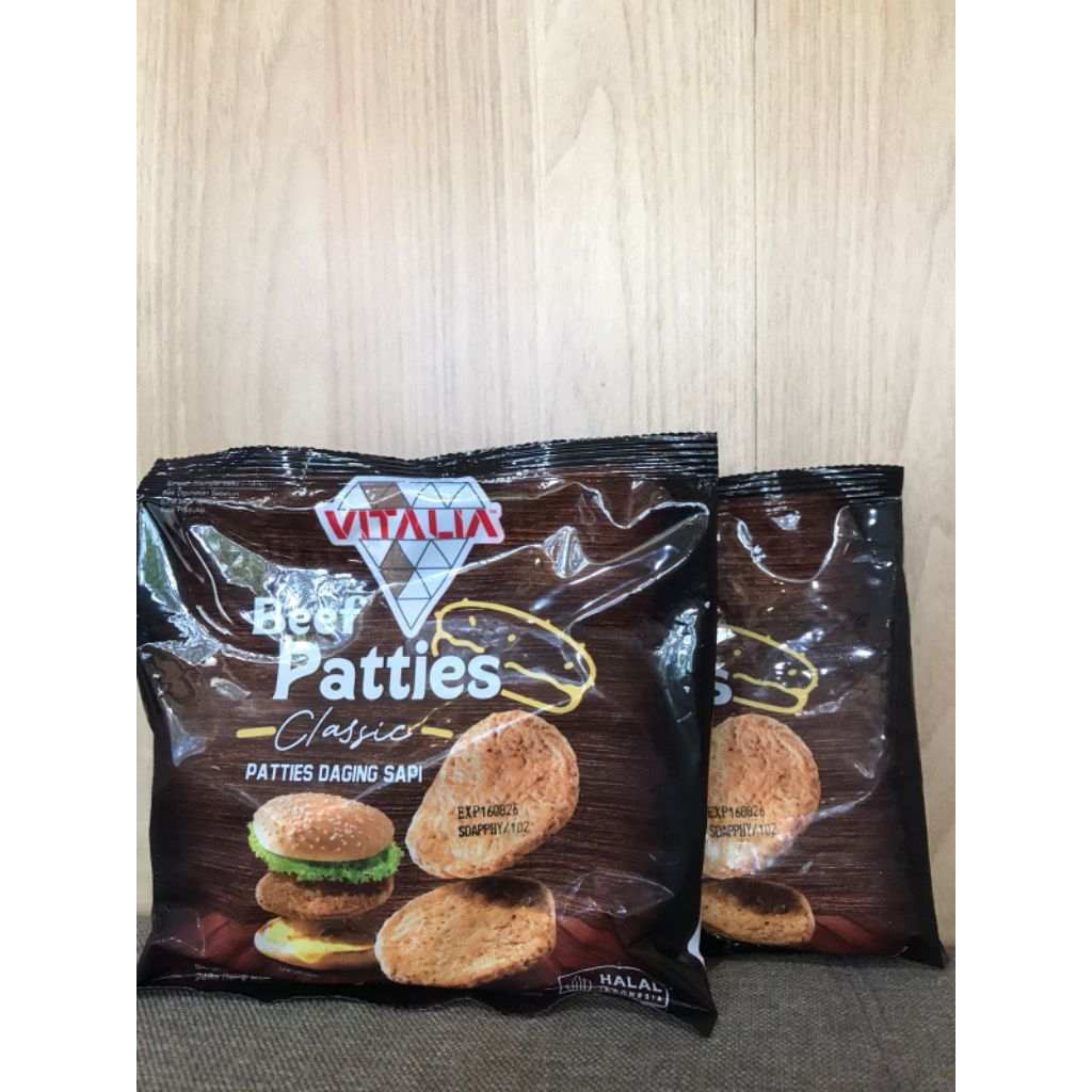 

Beef patties bernardi / daging burger bernardi halal / beef patty